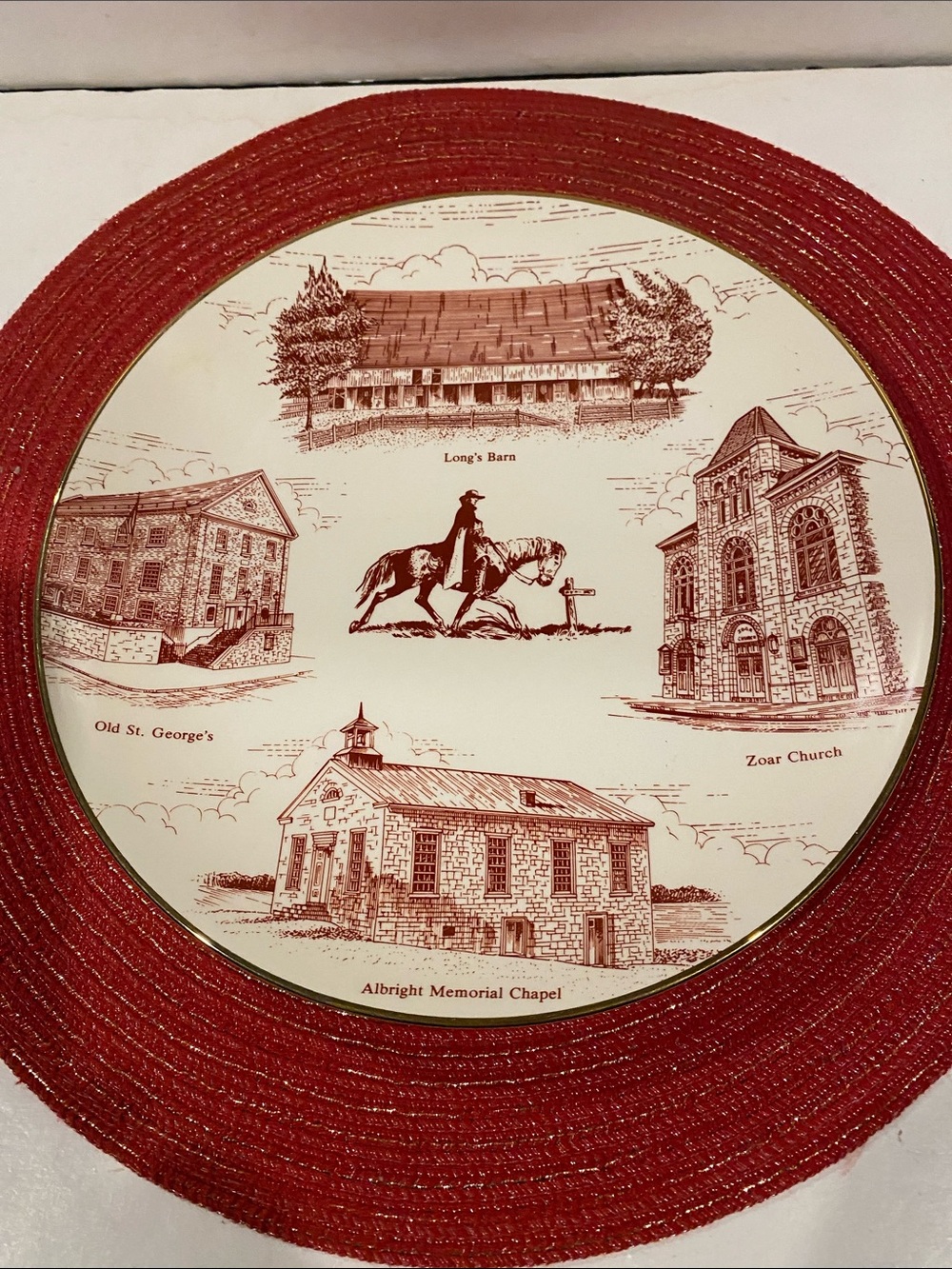 Bicentennial of Methodism 1784–1984 commemorative collectors plate